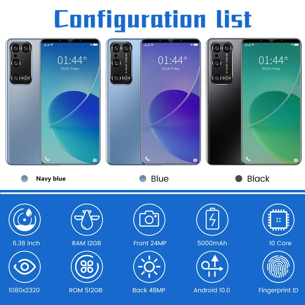 New Smartphone Rino8 Pro With a 6.38 inch Water Drop Screen of 512MB + 4GB | Мобильные телефоны и аксессуары