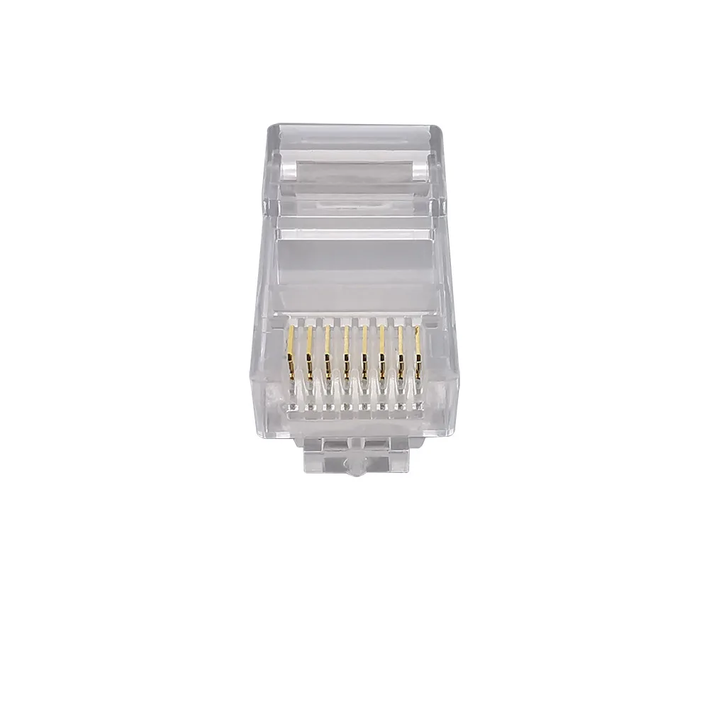 20 шт RJ45 8 Pin с кристаллической головкой Rj-45 8P8C Разъем сетевого кабеля CAT5 LAN Ethernet