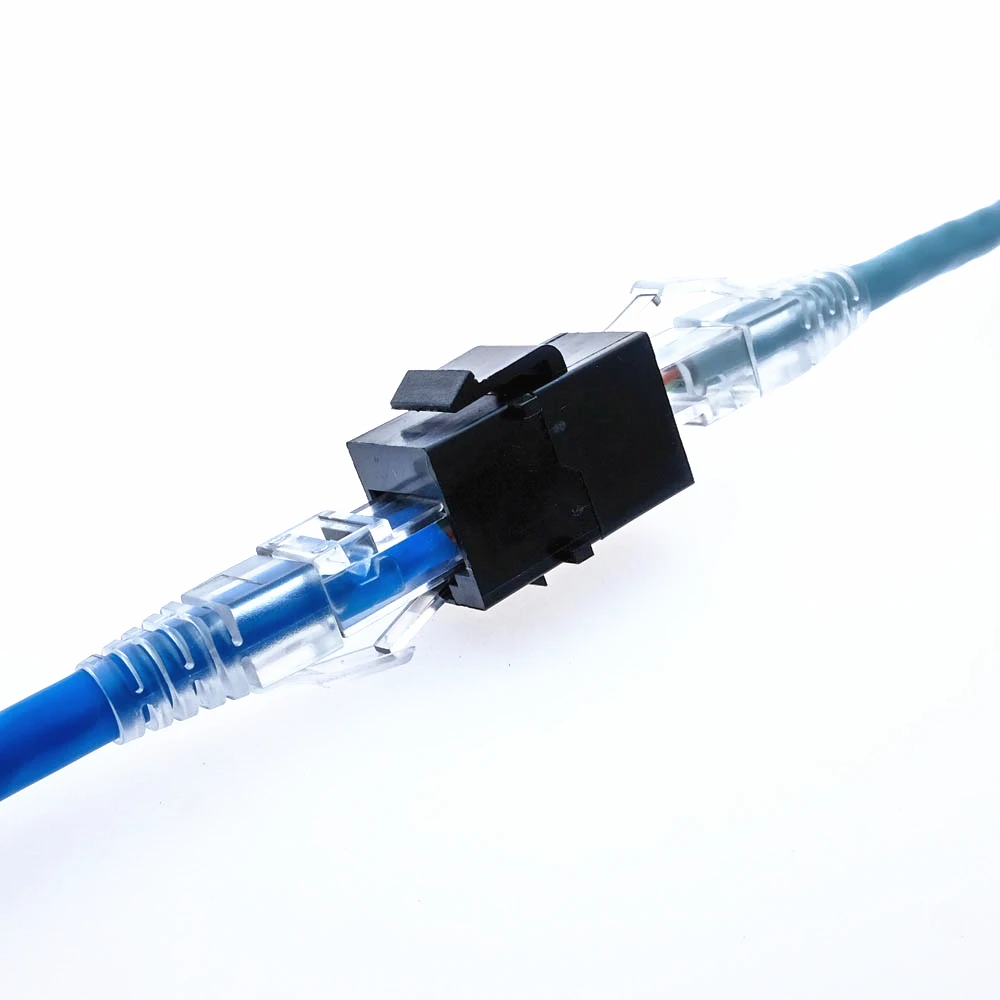 Разъем RJ45 Cat5 Cat5e 2 шт. сетевой кабель пустая панель удлинитель Соединительный