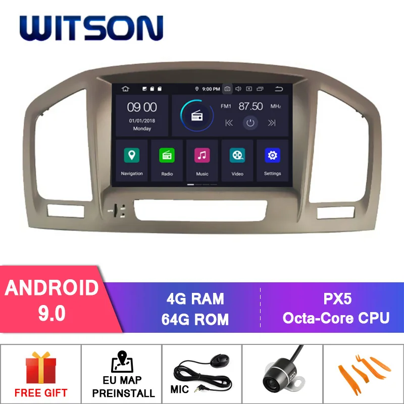 PX5 9.0 OS-BROWN WITSON Android 9,0 ips HD экран для OPEL INSIGNIA 2008-2011 Автомобильный DVD Радио 4 Гб ram+ 64 Гб FLASH 8 Восьмиядерный+ DVR/wifi+ DSP+ DAB+ OBD - Цвет: PX5 9.0 OS-BROWN