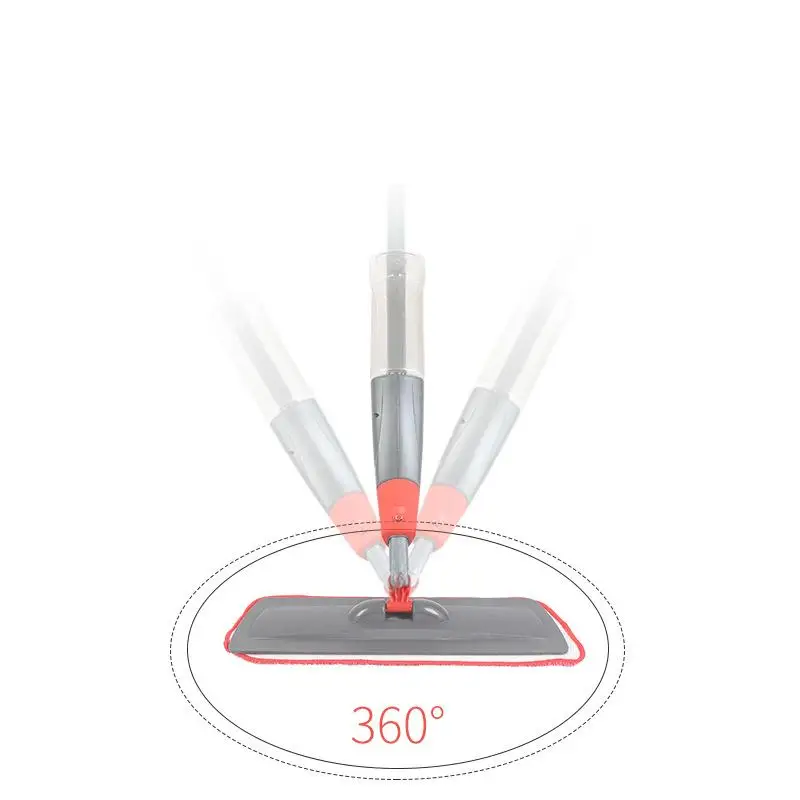 Швабра с многоразовыми накладками из микрофибры ручка 360 градусов для пола кухни