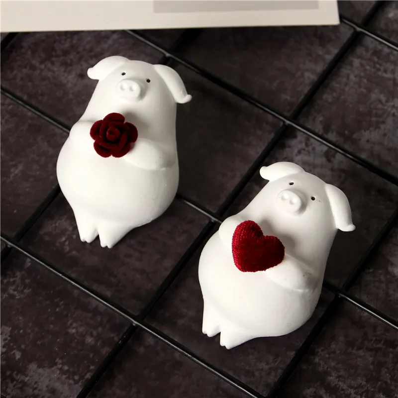 Симпатичная свинка автомобильная розетка для воздуха устройство