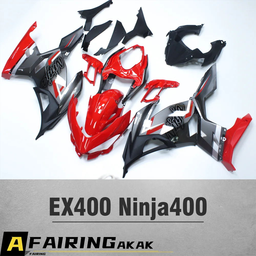 

Motorcycle Fairing Full Body Kit Fairing H2 R/Metal 400 Design Ninja 400 Fairing For Kawasaki Ninja400 18 19 20 21 22