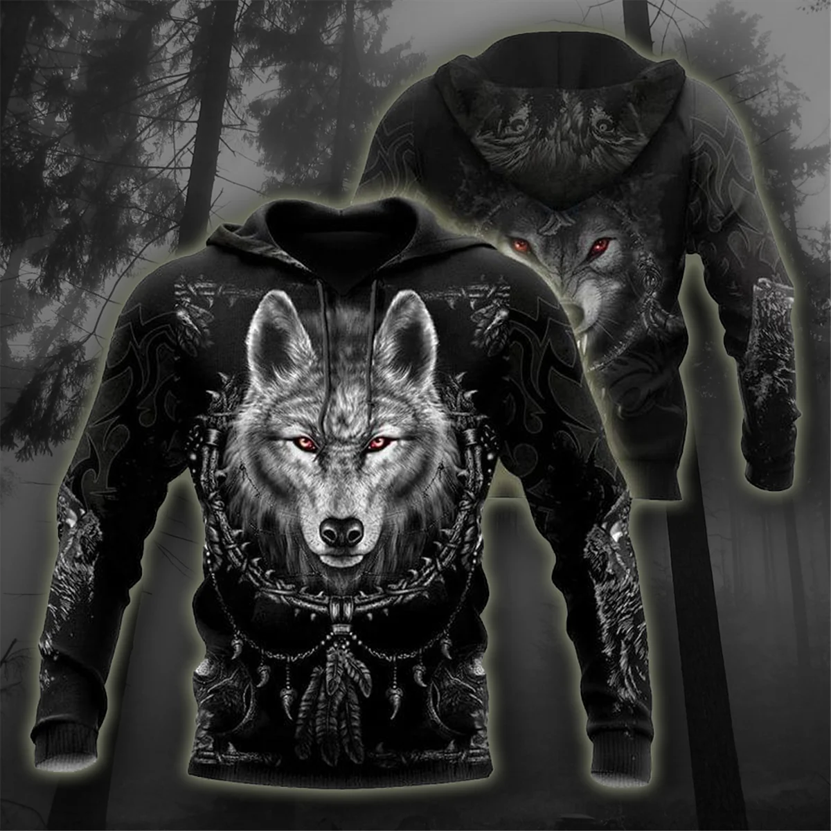 Куртка с 3D принтом Черного Волка для мужчин и женщин толстовка в стиле Харадзюку