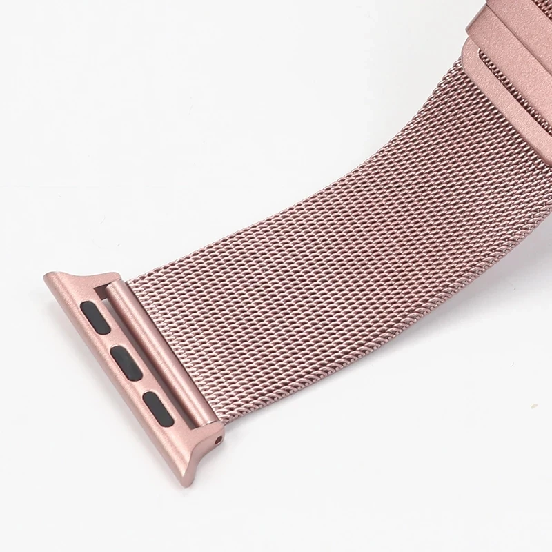 

Luxury Stainless Steel link bracelet for apple watch band 44mm 42mm 40mm 38mm iwatch6 5 4 3 2Series