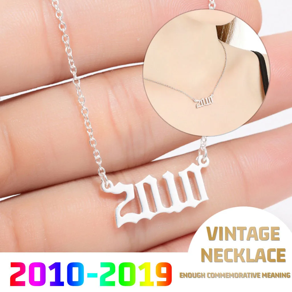 2020 модное женское ожерелье подарок на день рождения персонализированное золотое