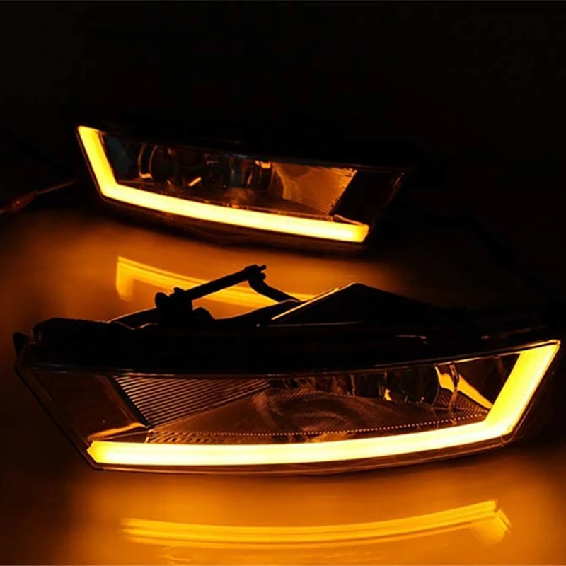 

Car DRL LED Turning Signal 12V Daytime Running Light Fog Light Car Flashing for Skoda Rapid 2013-2015