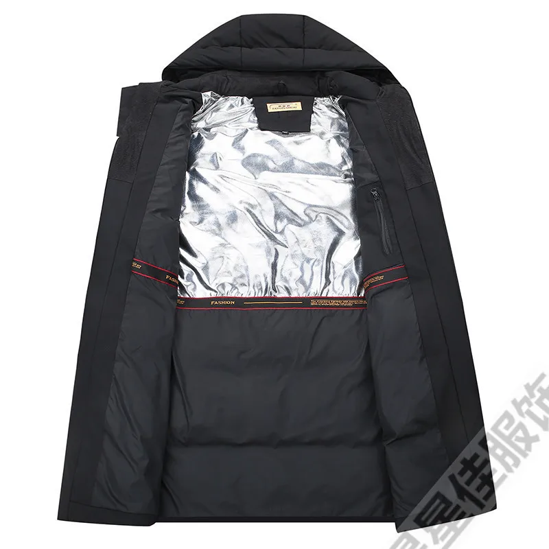 Ветрозащитная теплая зимняя куртка размера плюс 10XL 8XL 6XL Мужская брендовая одежда