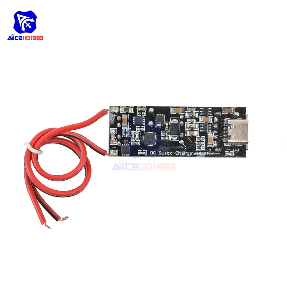 QC4.0 QC3.0 USB Type-C Smartphone Quick Charger 6 -35V Step Down Buck Converter Module for Huawei SCP/FCP Apple PD Qualcomm | Электронные