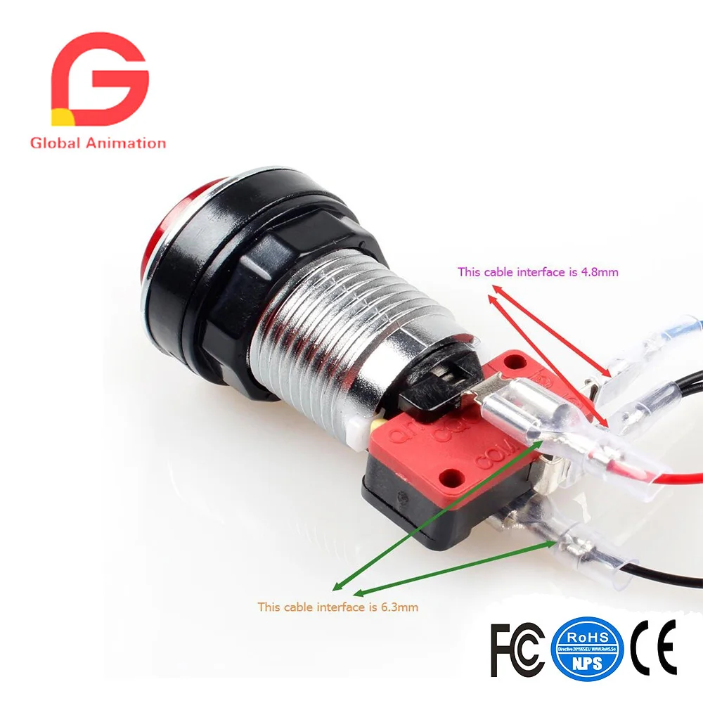 Ноль задержки USB кодировщик к ПК Джойстик Набор для LED Аркады DIY Kit контроллер