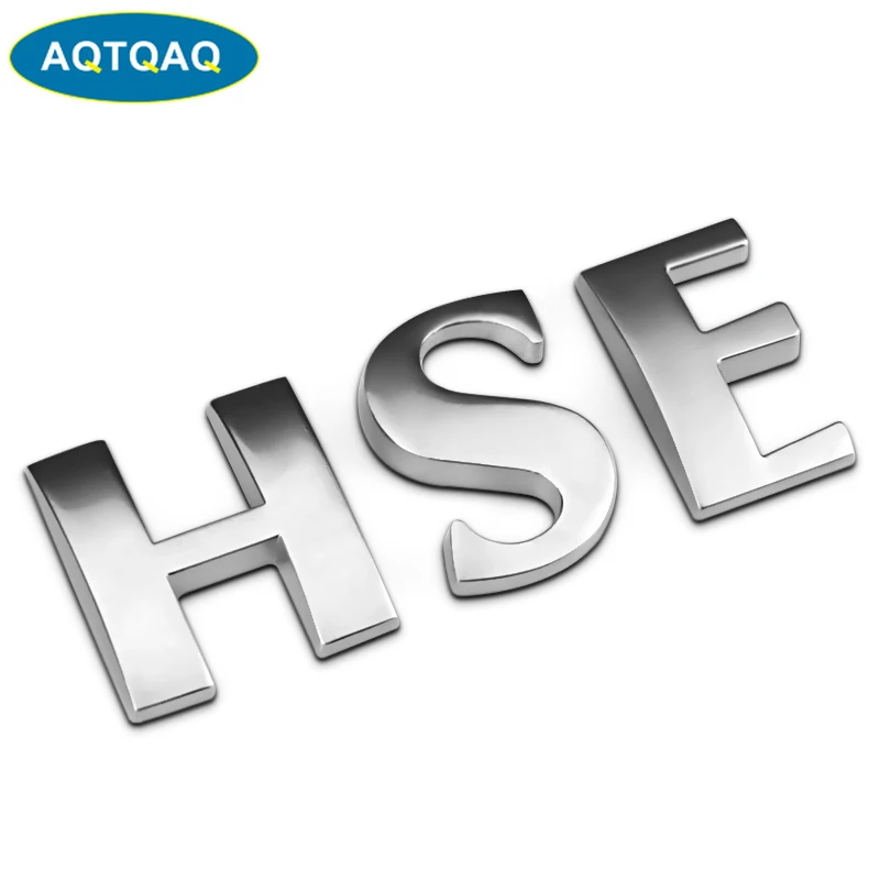 AQTQAQ 1 шт. 3D металлический HSE автомобильный боковое крыло задний багажник эмблема