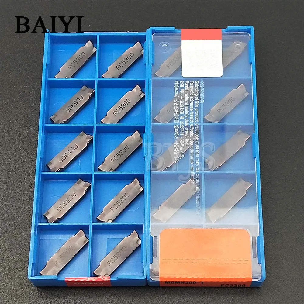 10pcs MGMN300-T PC5300 MGMN300 cutting turning tools Machining steel And stainless CNC carbide inserts | Инструменты