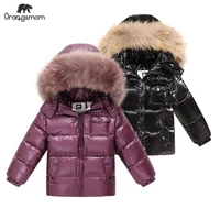 brand orangemom 2021 winter childrens clothing jackets coat kids clothes outerwear coats white duck down girls boys jacket