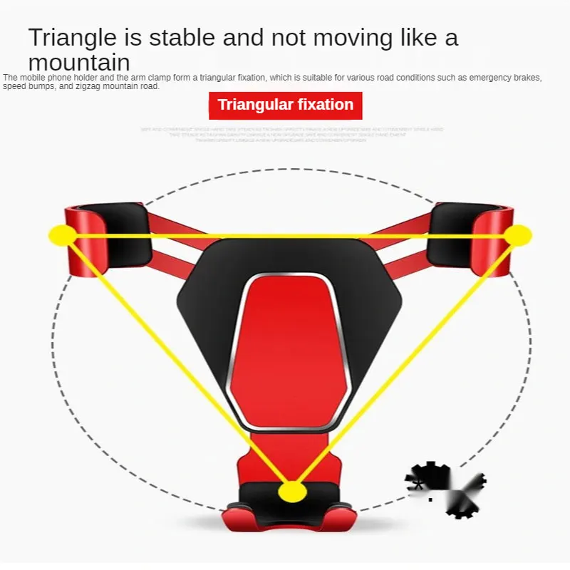 

Automobile phone holder Gravity automotive device Mount 4 colors optional car air vent bracket car accessories internal bracket