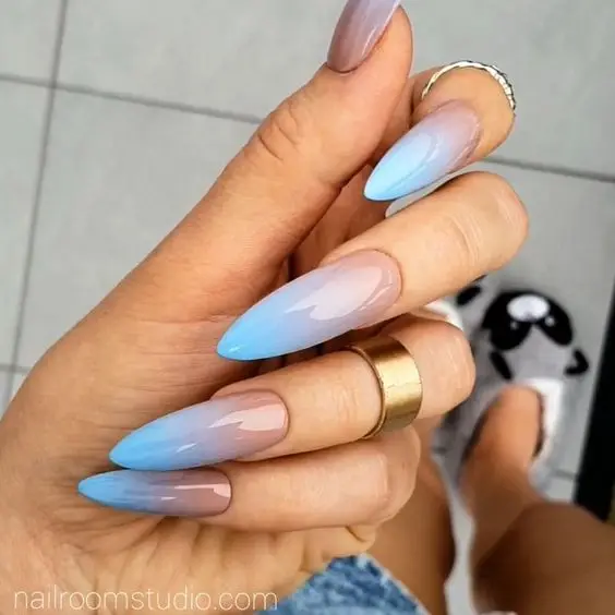 100 штук в коробке миндаля накладные ногти-стилеты ногти длинные Длина 10 Размеры 3