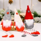 Рождественские украшения для дома, кукла с длинными ногами Санта-Клауса и леса, кулон без лица, украшение для рождественской елки 2022