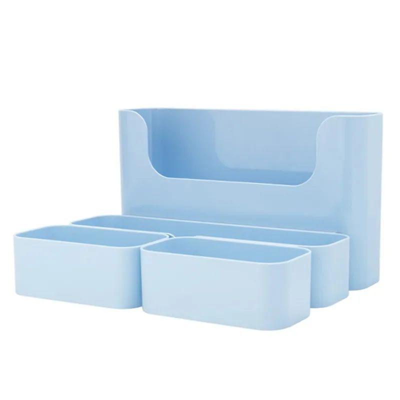 

Настенная многофункциональная пластиковая обертка для приправ, косметика, канцелярские принадлежности для хранения мелких предметов, арт...