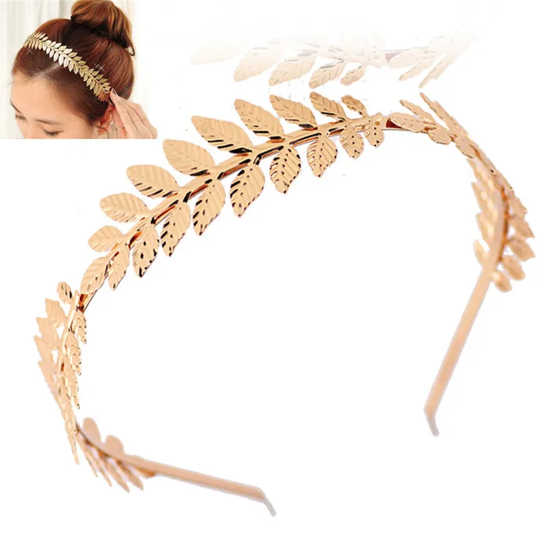 

Bridal Hair Accessories Fashion Greece Olive Branch Leaf Headband Hairband For Women Wedding Hair Accessories Women Hair Crown