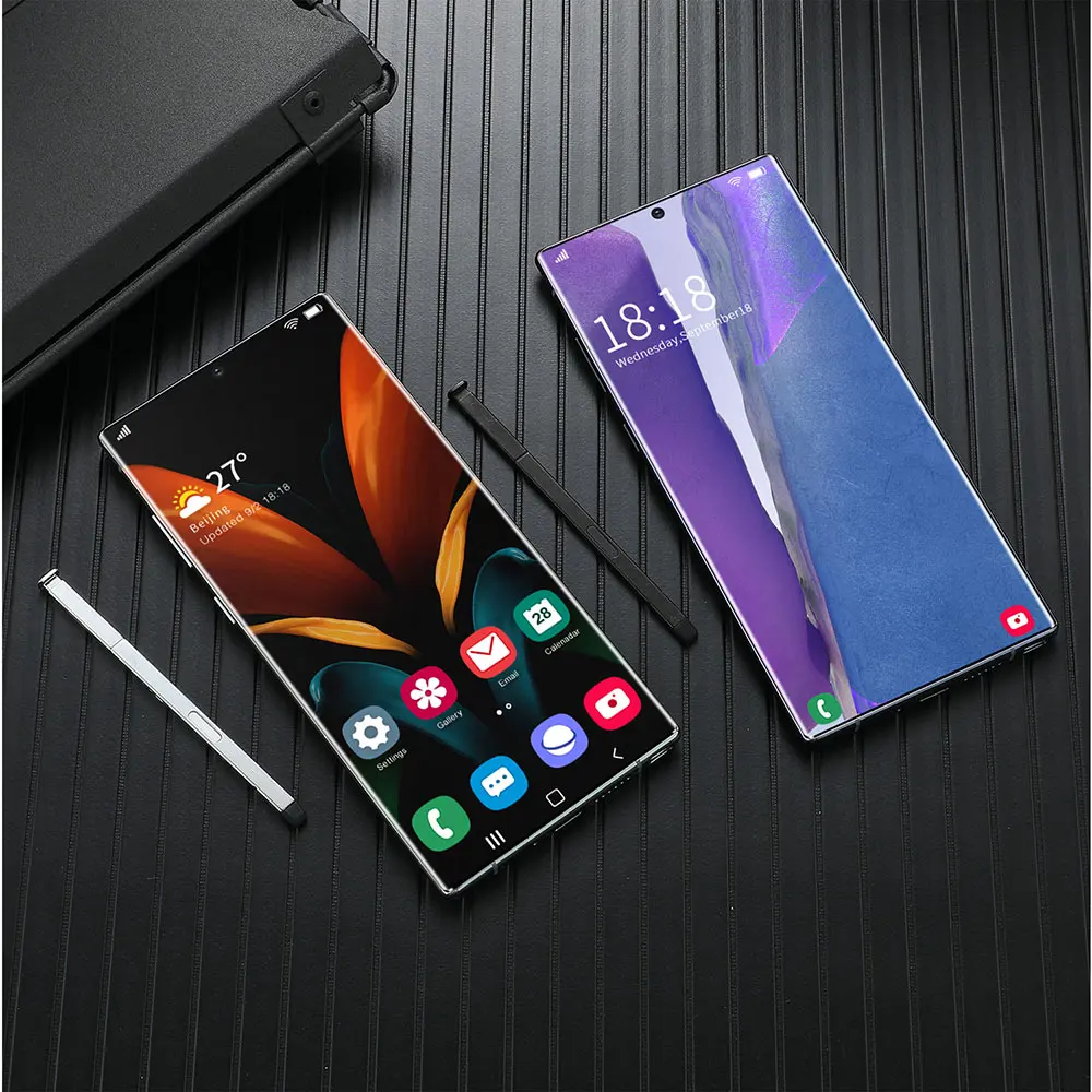 

Smartphone Global Version Galay Note20U+ 7.5-inch Telephone 8GB+256GB Smart Phone Android 10.0 4G/ 5G Mobile Phone