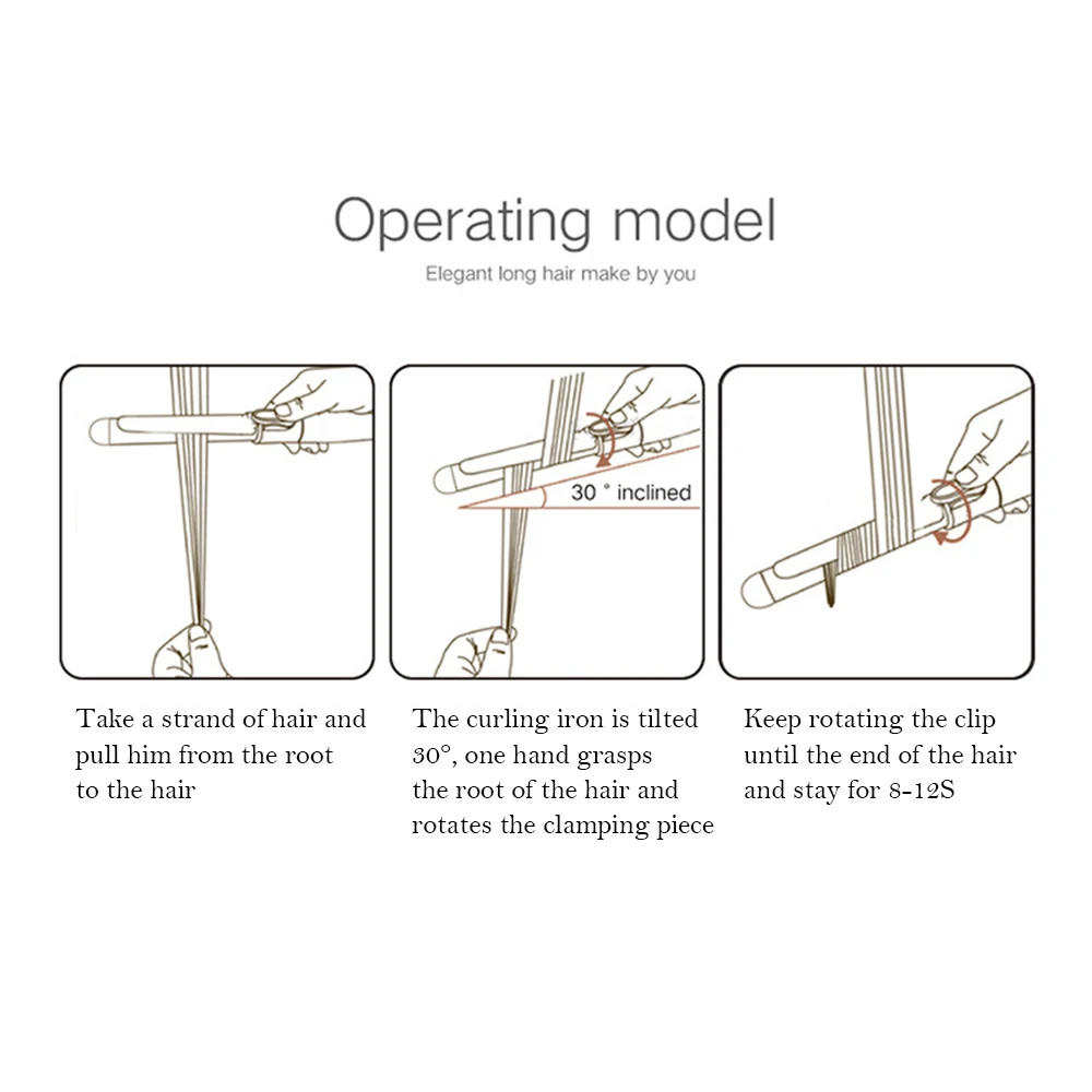Новое поступление профессиональные щипцы для завивки волос 9 мм вавер груша