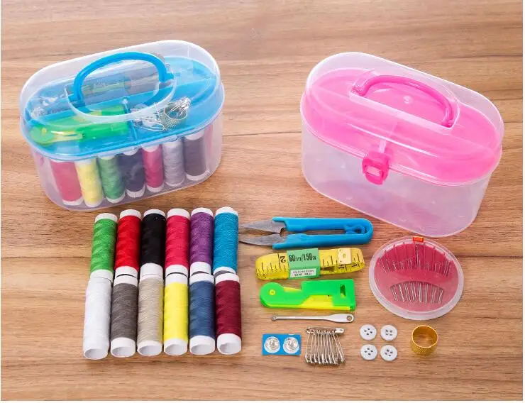 Женский набор из 10 предметов практичная домашняя швейная коробка нить для шитья