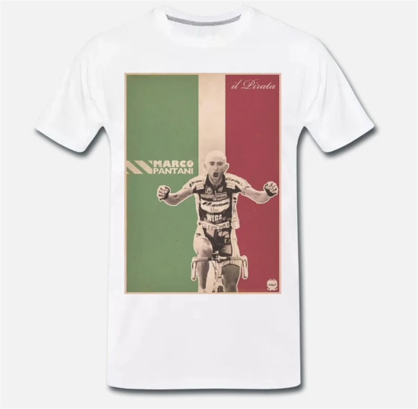 Футболка Maglia Марко пантани Ciclismo Campione Il pyata Cesenatico 3 S-M-L-XL, футболка