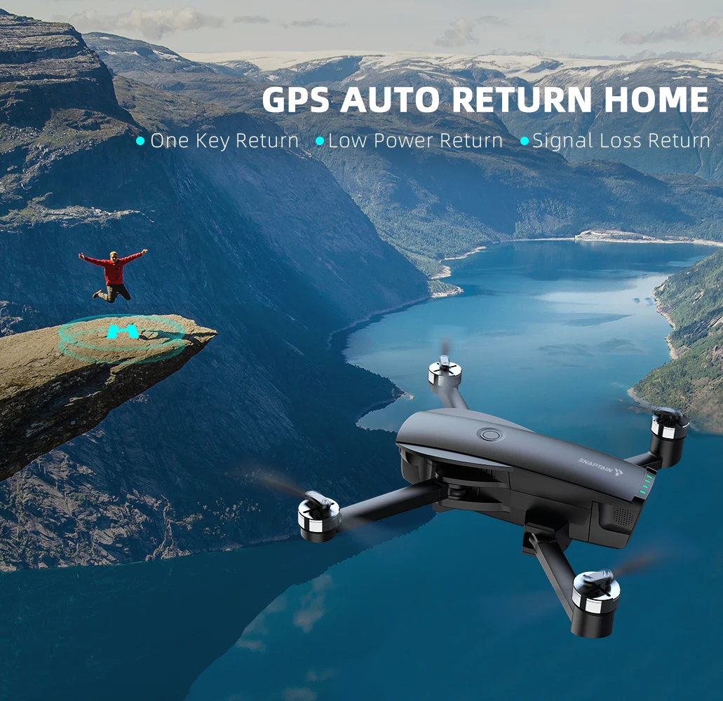 Дрон Snaptain SP7100 4k профессиональная камера стандартный GPS 4K с HD камерой FPV время