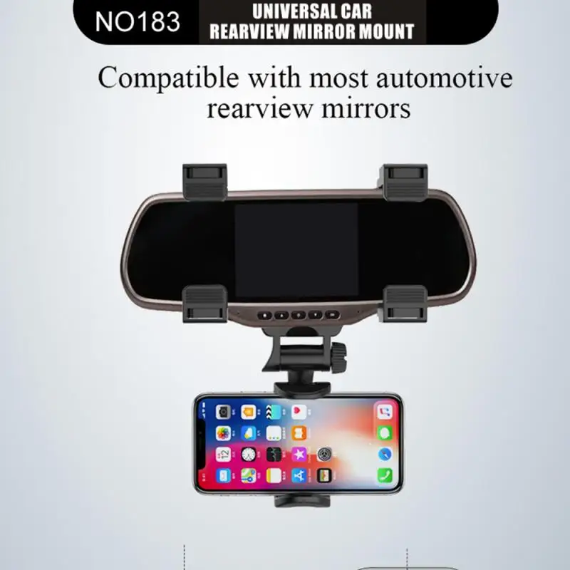 Черный квадрат Универсальный Автомобильный держатель для телефона на монтажная