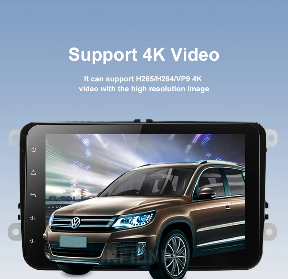 4G ram android 9,0 Автомобильная магнитола dvd для vw golf tiguan polo Skoda Fabia octavia Superb Yeti Seat Leon Toledo Rapid Roomster AMAROK