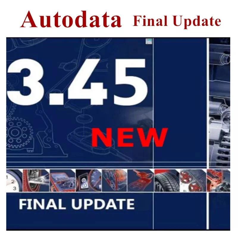¡2021 caliente! Autodata-software de reparación de automóviles, versión 3,45 Auto-data 3,45, última actualización al software de reparación de automóviles de 2014 años