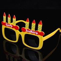 creative birthday cake candle eye glasses adult kids eyewear party favors gift christmas decorations halloween