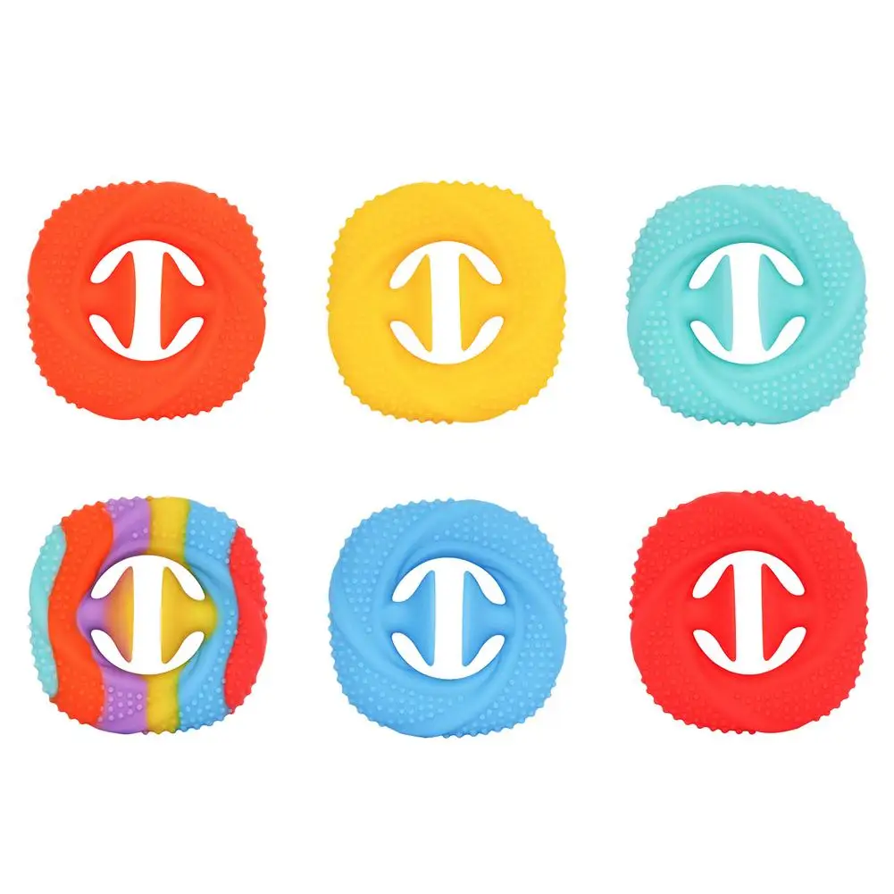 

Anti Stress Finger Hand Grip Stress Reliever Fidget Toy Adult Children Simple Dimple Stress Toys Decompression Popit Fidget Toys