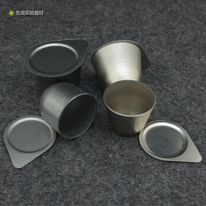 

Nickel Crucible Iron Crucible 30ml 50ml High Purity with Lid High Temperature Resistance