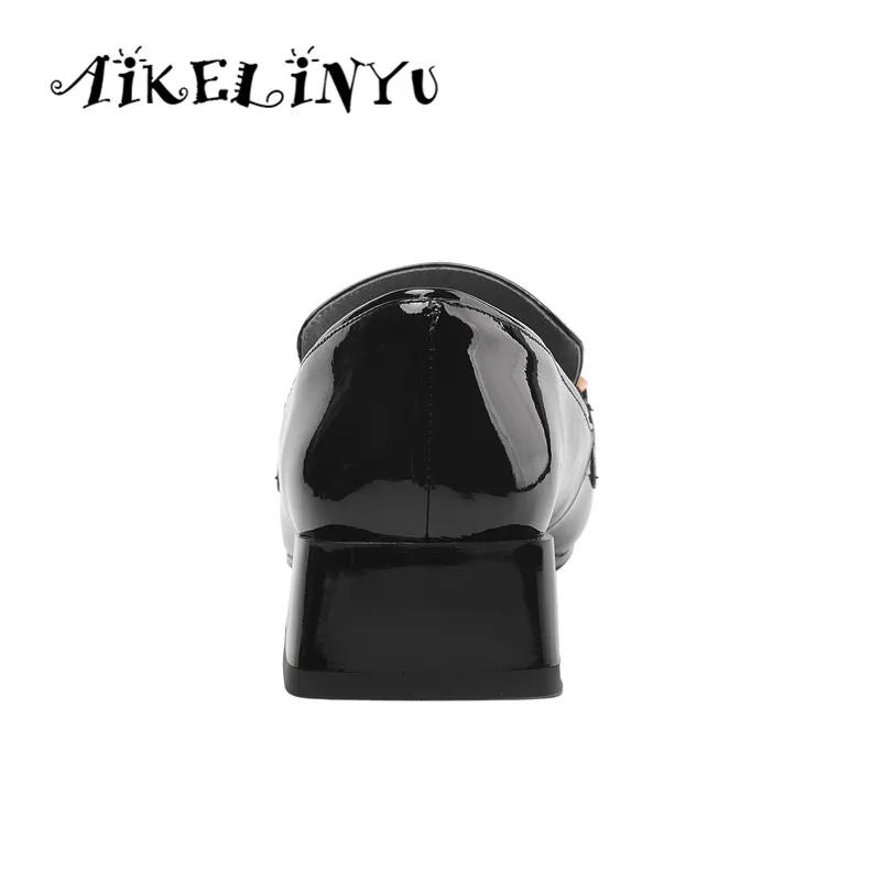 AIKELINYU/весенние туфли лодочки Высококачественная фиолетовая женская обувь из