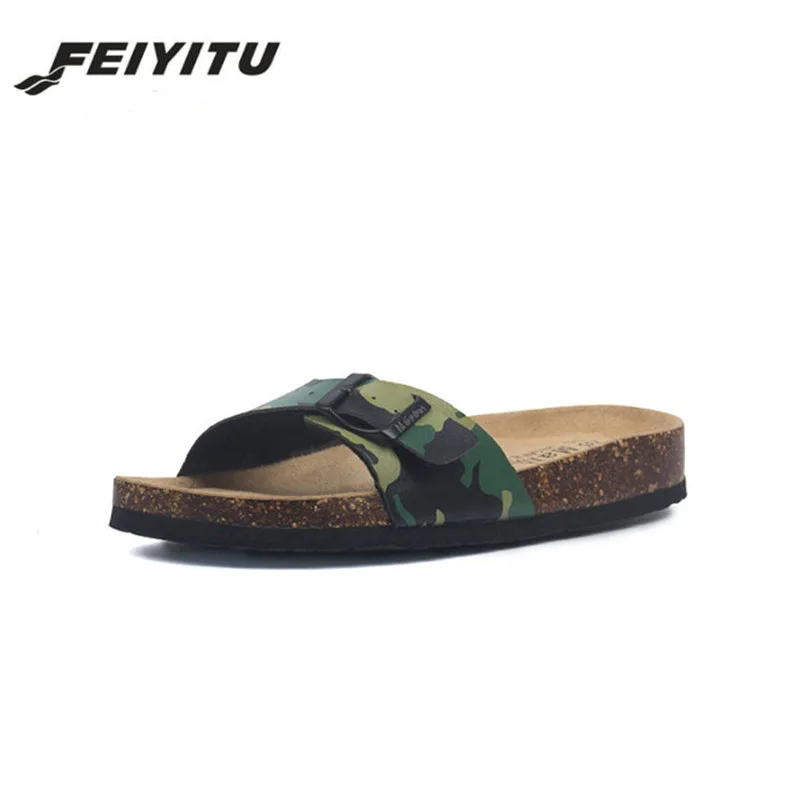 FeiYiTu Новинка 2018 летние мужские сандалии Комнатные тапочки Обувь на плоской
