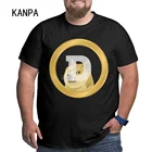 Мужская футболка Doge Dogecoin, дышащая свободная футболка большого размера d, одежда с коротким рукавом для высоких мужчин, размеры 6XL, 5XL, 2022