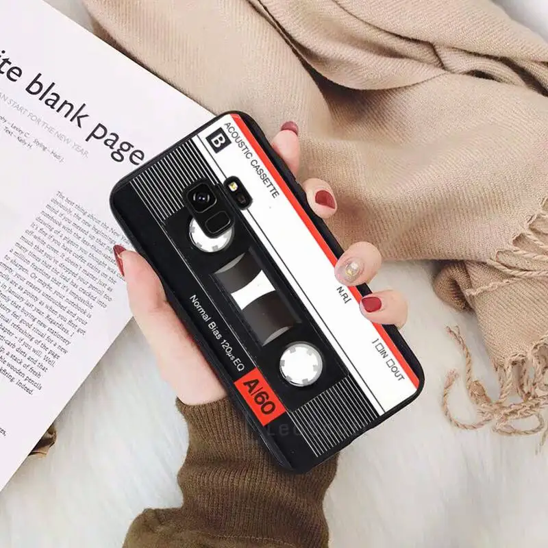 

Retro audio cassette design Phone Case For Samsung Galaxy S5 S6 S7 S8 S9 S10 S10e S20 edge plus lite