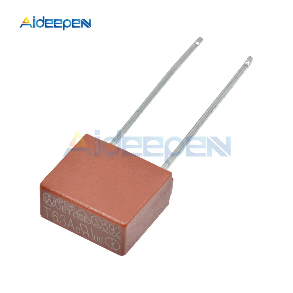 10 шт. 1A 2A 3.15A 4A 5A 6.3A 250V 392 квадратный пластиковый плавкий предохранитель T1A T2A T3.15A ЖК-дисплей ТВ Мощность доска обычно используется предохранители плавкий предохранитель с задержкой срабатывания