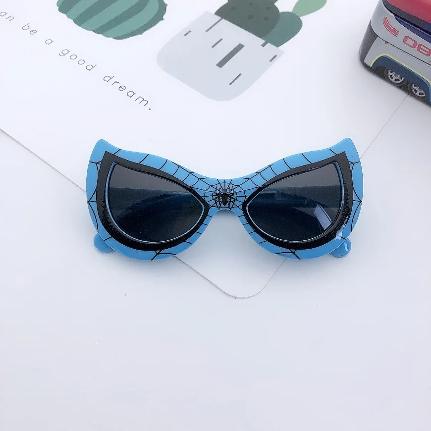

2022 Cartoon Children's Sunglasses Spider Pattern Kids Decoration Anti-UV Sun Glasses for Boys Girls Eyewear Children Gift
