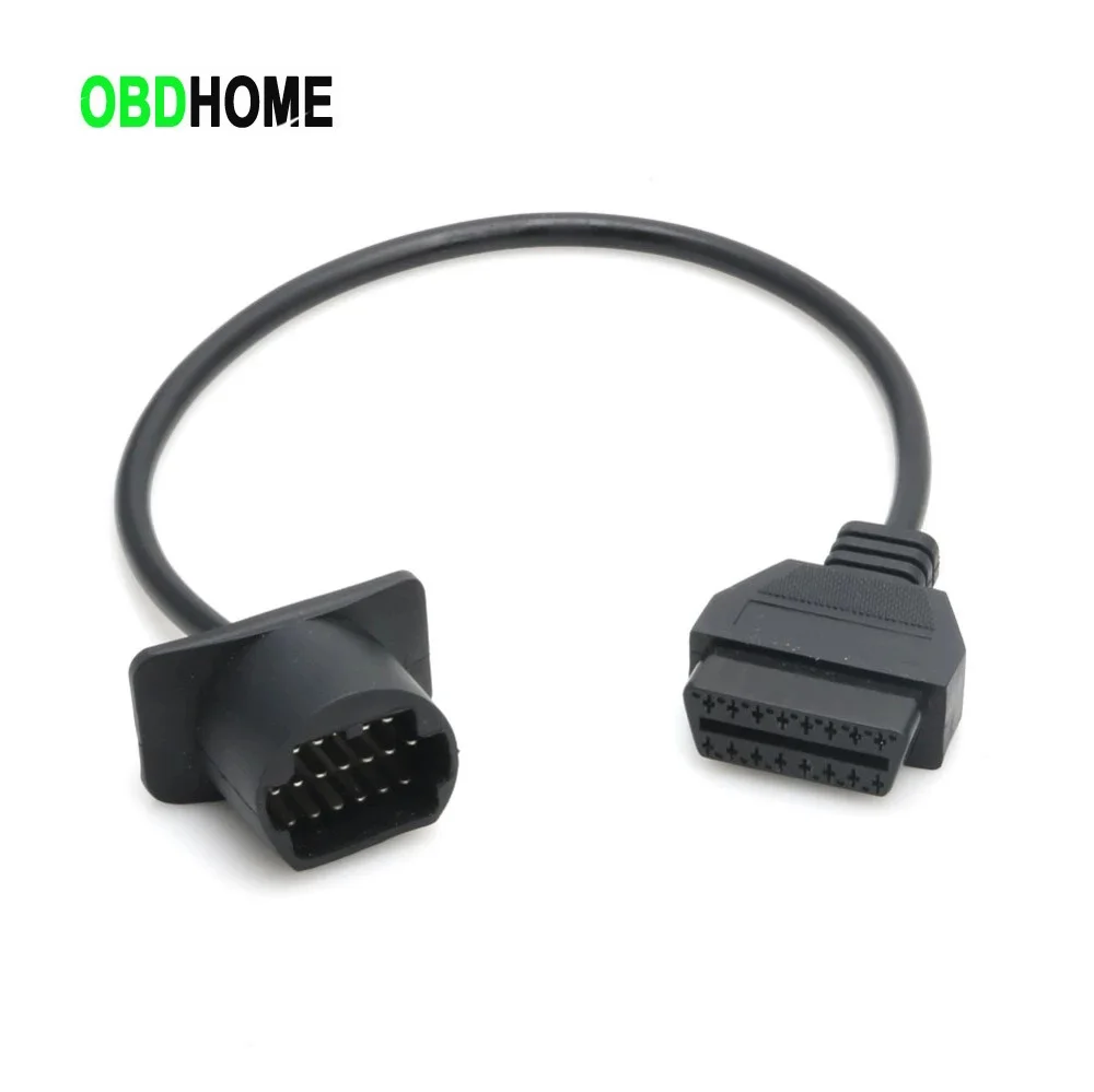 Новый 17pin женский Интерфейс для Mazda 17 Pin к 16Pin мужской OBD2 OBD II кабель соединительный