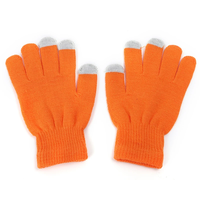 Новые зимние женские перчатки для полных пальцев мужские и сенсорного экрана