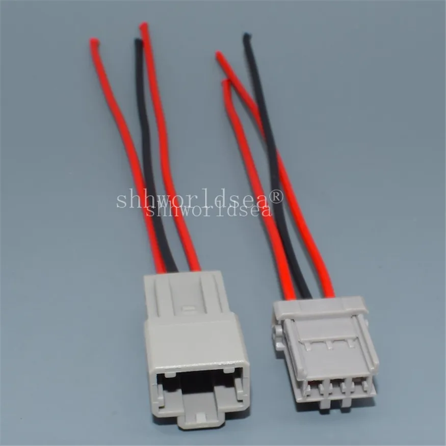 Shhworldsea 1 шт. 3-контактный 2 мм мужской женский серый автомобильный