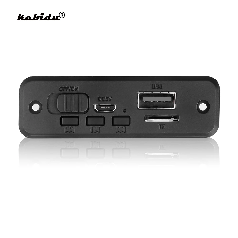 Mp3 плеер kebidu с Bluetooth 5 0 декодер плата 2*3 Вт усилитель В автомобильный модуль FM радио