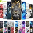 Чехол-книжка для Xiaomi Redmi 7A, Xiaomi Redmi 7, 6, 6A, 4A, 6 Pro, Mi 6X, mi6x, кожаный, с изображением животных