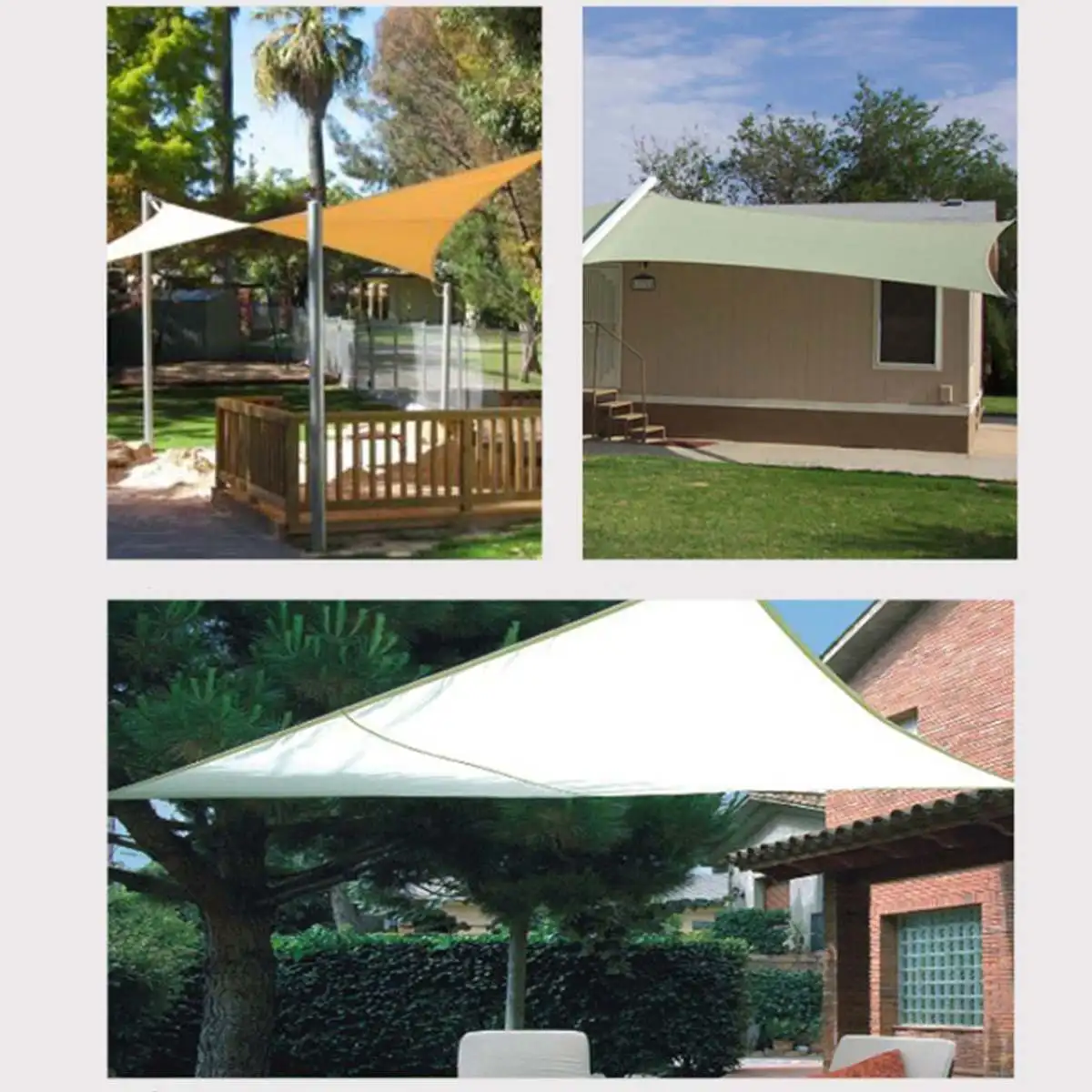 

420D Waterproof Sun Shelter Sunshade Protection Outdoor Canopy Garden Patio Pool Shade Sail Awning Camping Picnic Tent