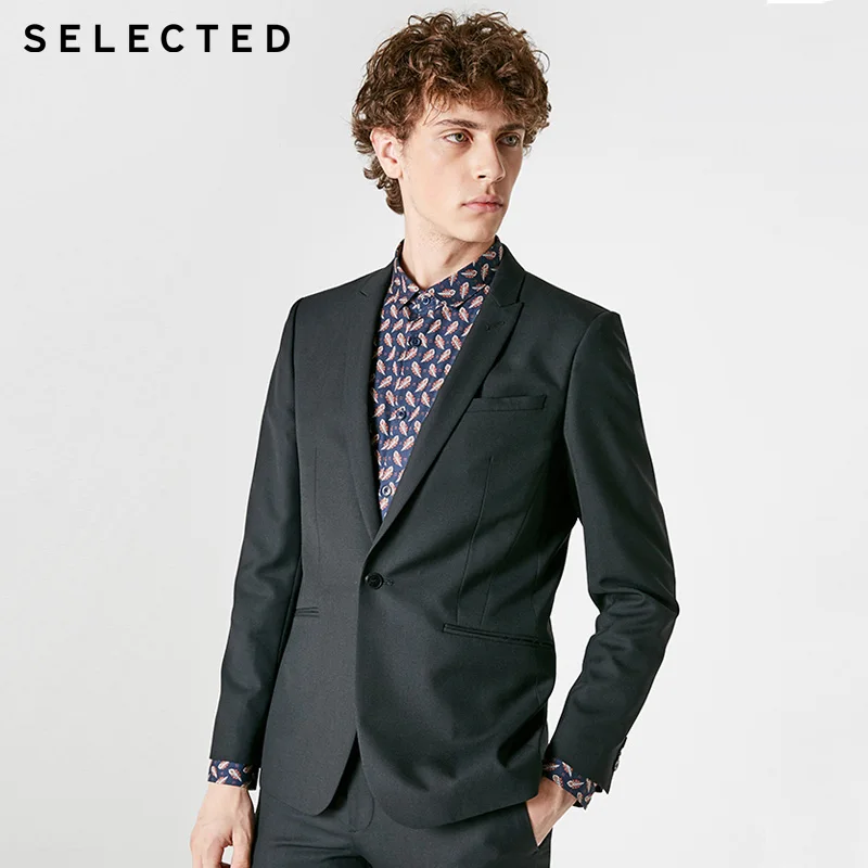 Мужские повседневные куртки из шерсти в деловом стиле | 41845Y507|Пиджаки|