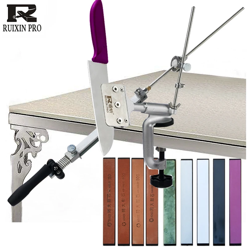 Новый точильный камень RUIXIN 4 поколения с фиксированным углом зернистость