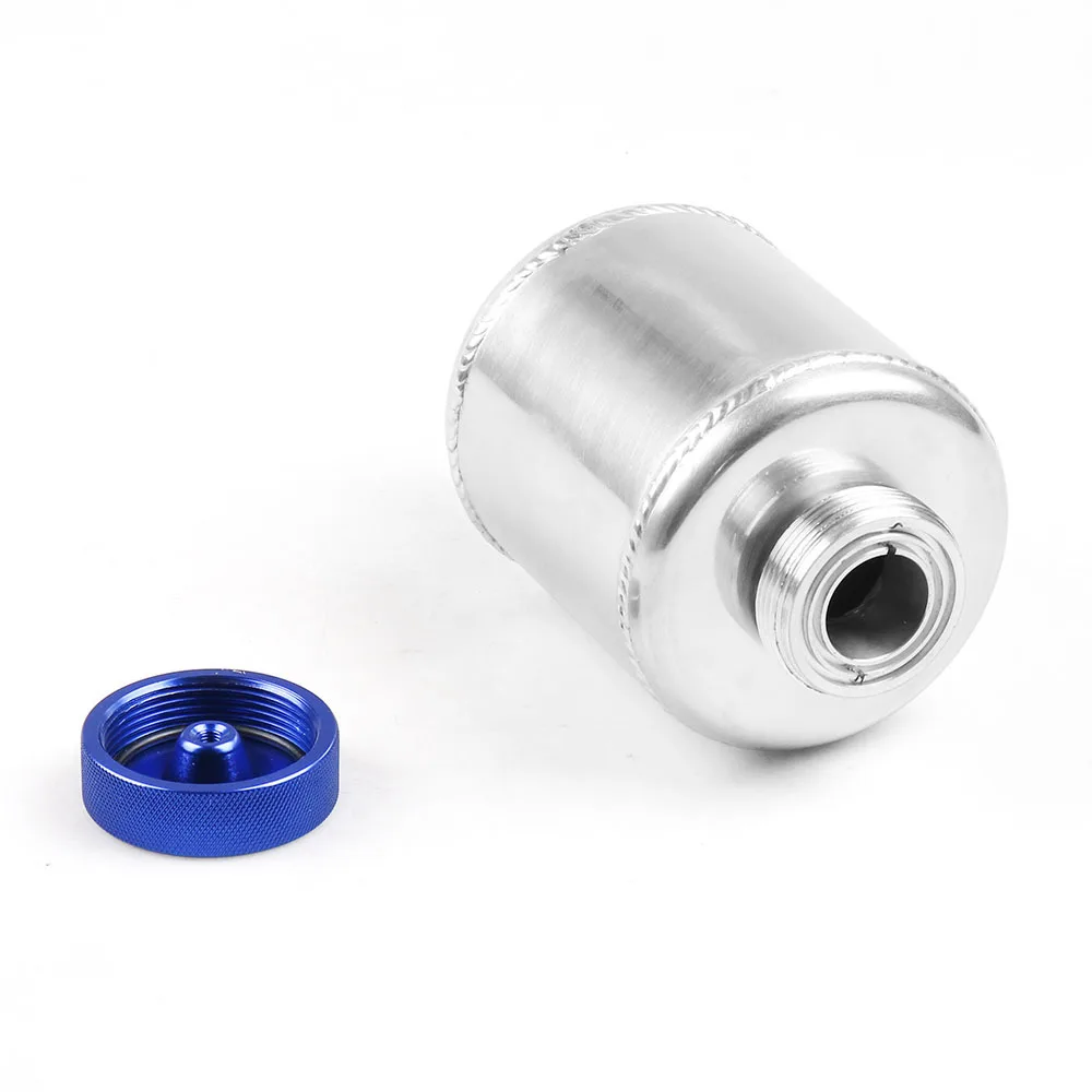 

Hot car modified aluminum alloy oil breathable kettle power steering tank with blue tank cover
