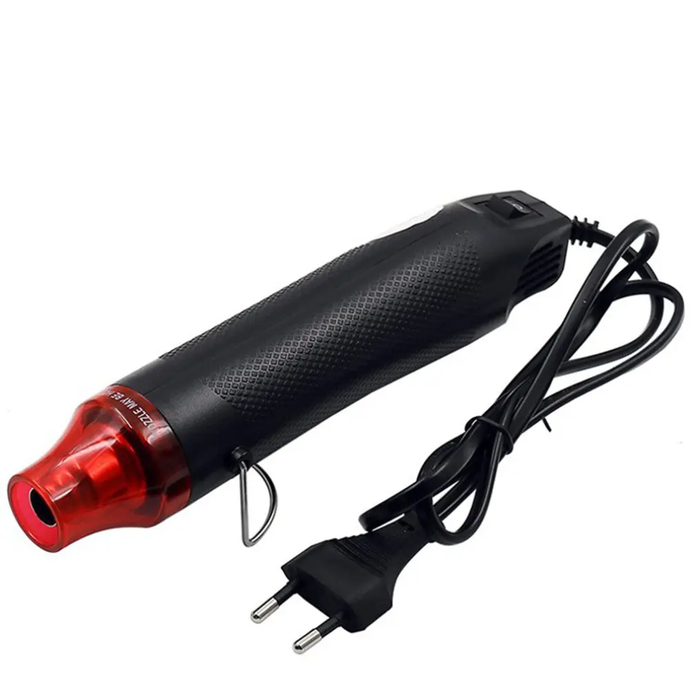 

220V DIY Heat Gun Electric Power Tool Hot Air Gun 300W Temperature Gun with Supporting Seat Shrink Plastic DIY Craft Embossing