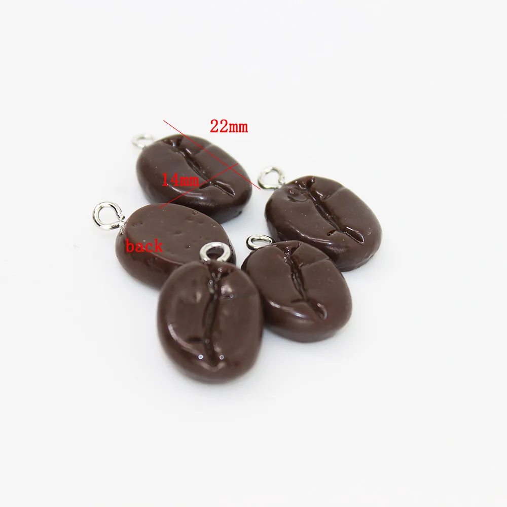 Yamily 15 шт./19*12 мм Искусственные серьги из смолы с плоским основанием в виде